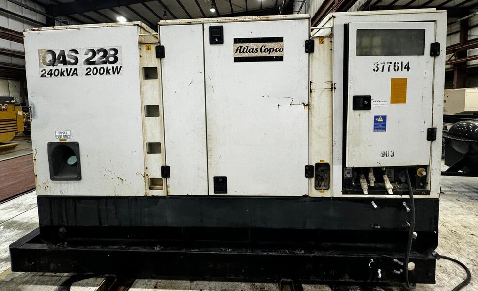  200 kW QAS228 Used Diesel Generator