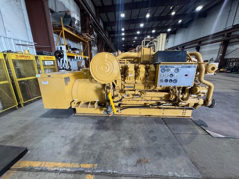 Caterpillar 555 kW Cat G3512 Used Natural Gas Generator