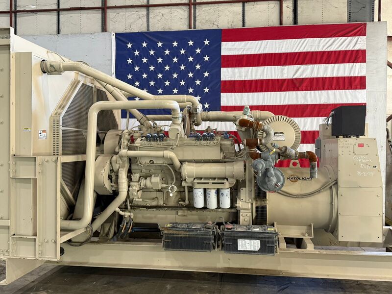 Cummins 500 kW Cummins GTA28 Used Natural Gas Generator